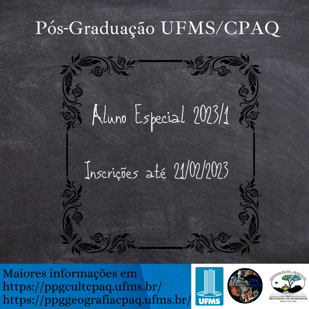 Interessados em ingressar nos programas de pós-graduação da UFMS já podem  acessar o Manual do Candidato – UFMS