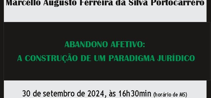 O ABANDONO AFEITO É TEMA DE DISSERTAÇÃO DEFENDIDA NO PPGCult